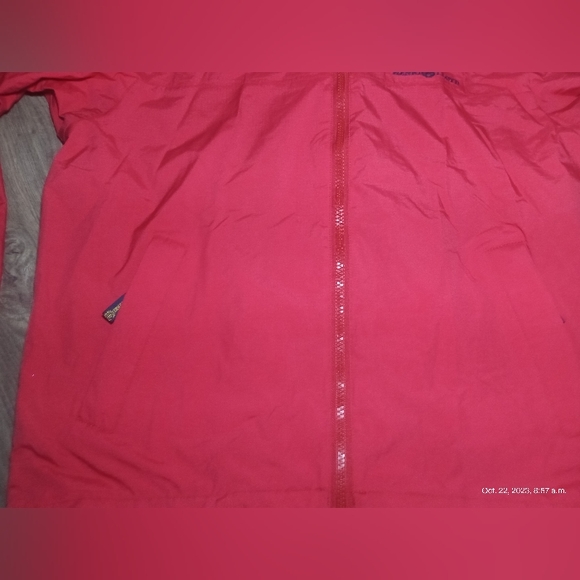 Henry Lloyd Red Fall/Spring Jacket Coat Size Small - Picture 8 of 13
